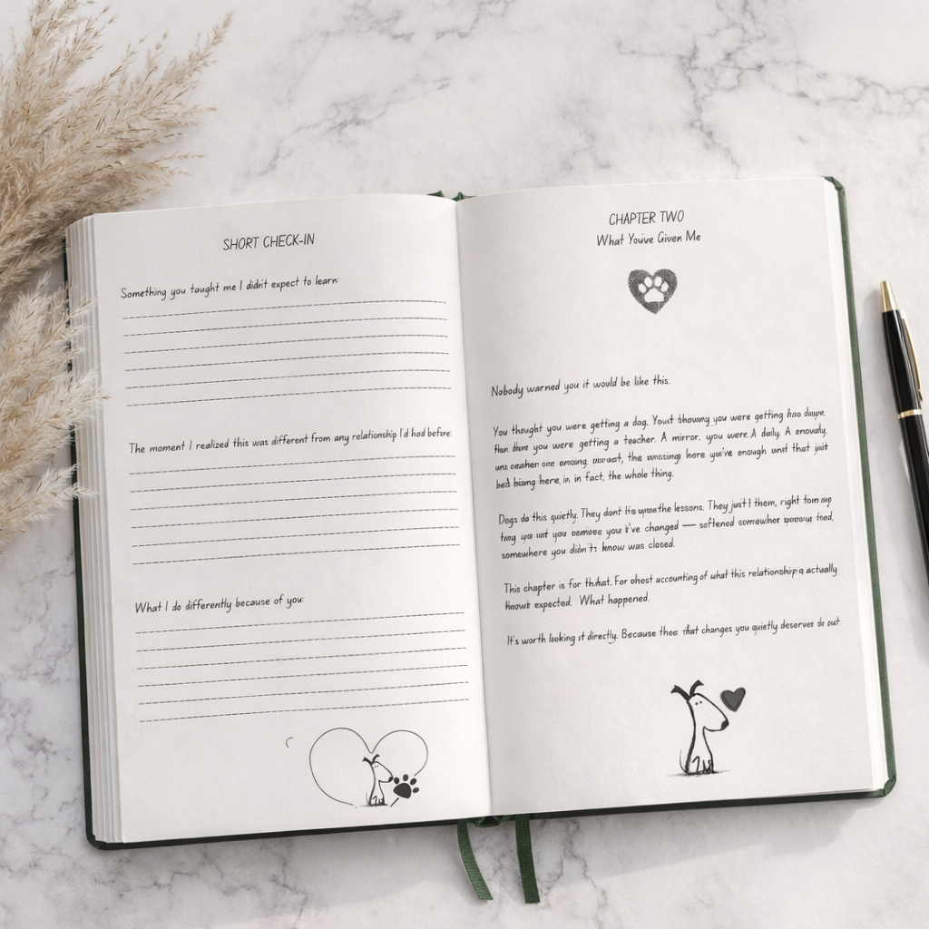 Our Golden Years journal open interior